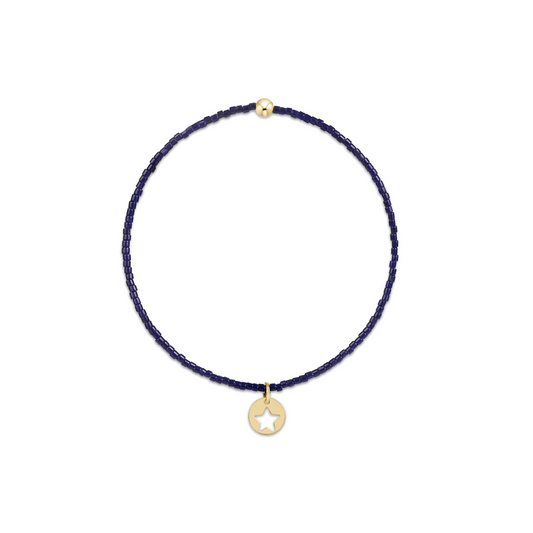 Enewton - Extends - Hope Classic Bracelet - Navy - Star Small Gold Disc