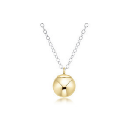Enewton - 16in Necklace Mixed Metal - Classic Gold 10mm Charm - Findlay Rowe Designs