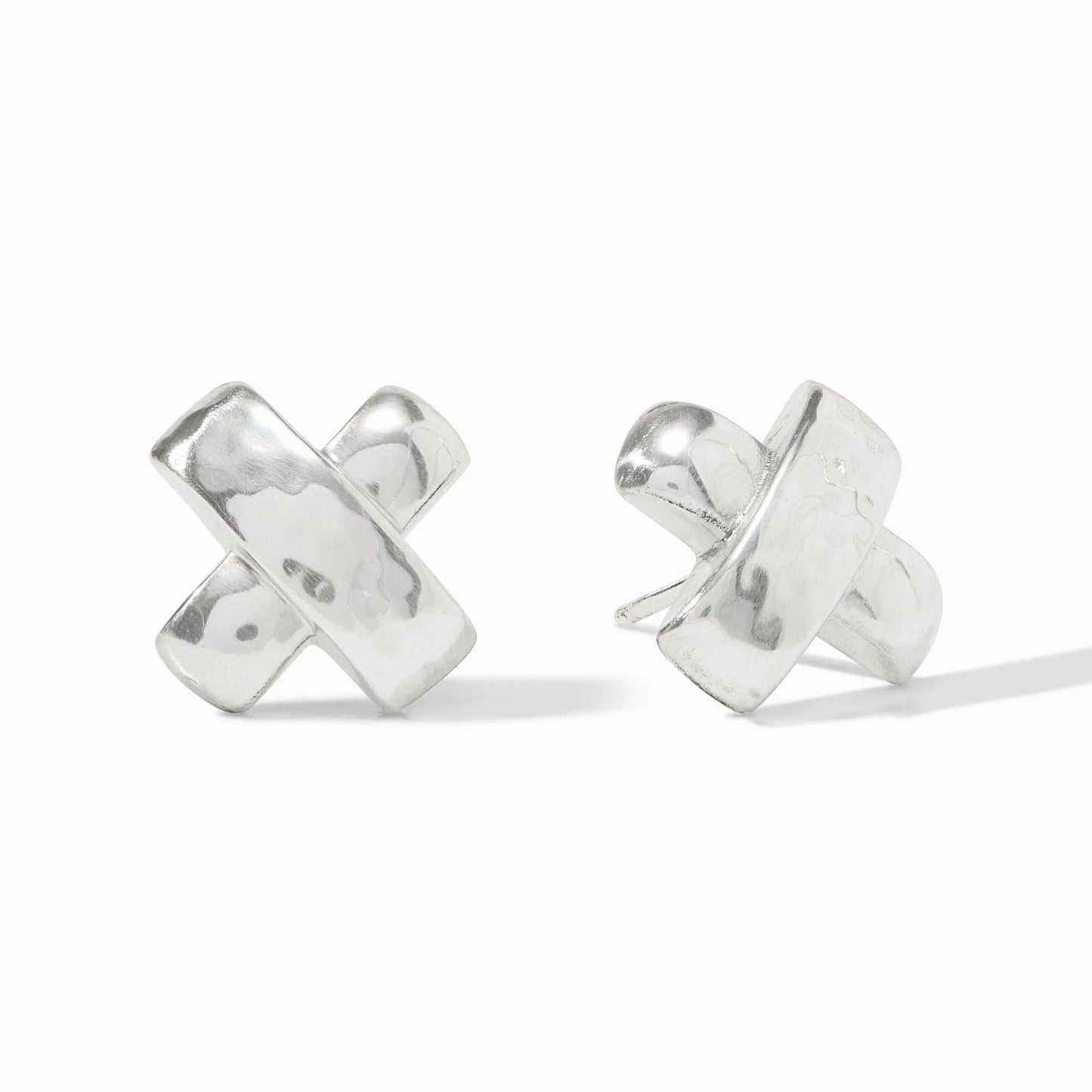 Julie Vos - Earring - Catalina X Stud - Silver