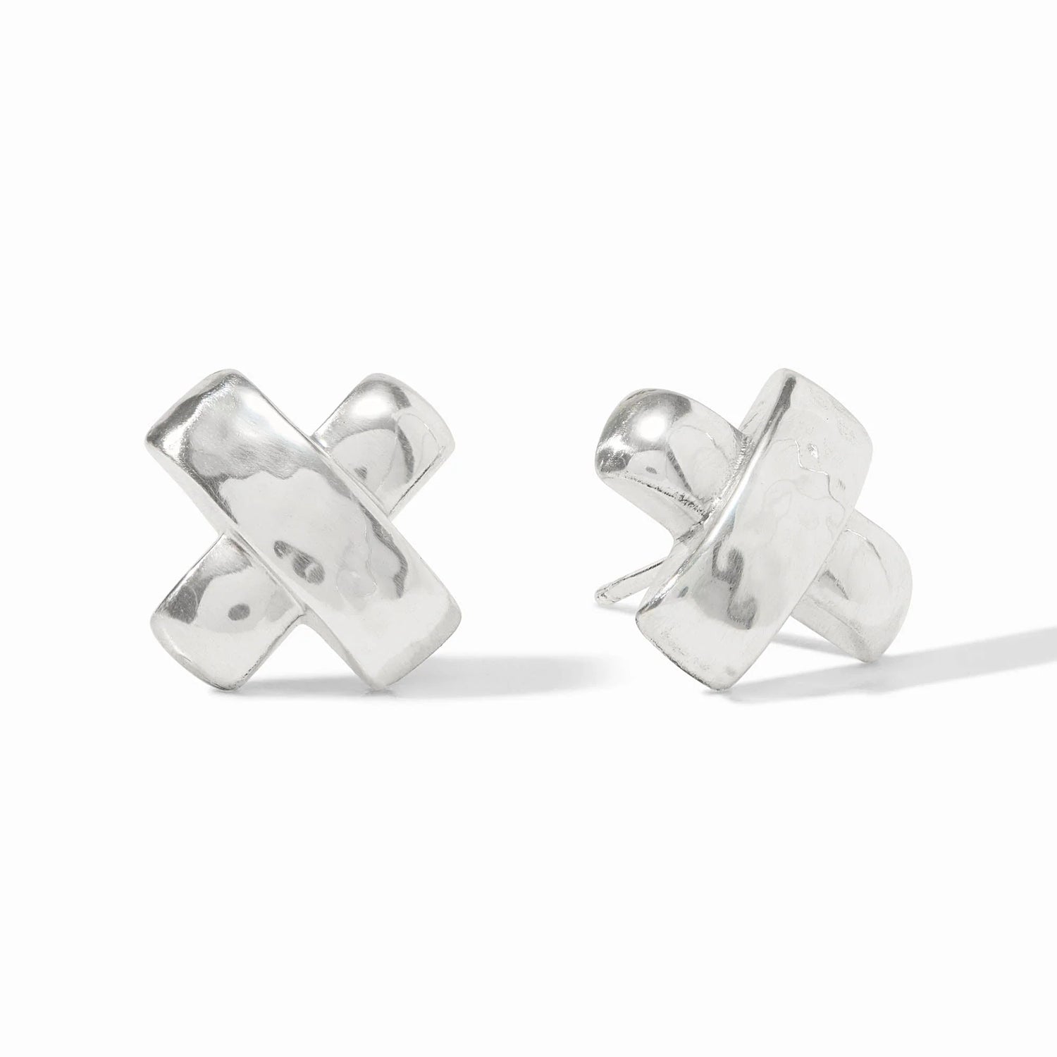 Julie Vos - Earring - Catalina X Stud - Silver - Findlay Rowe Designs