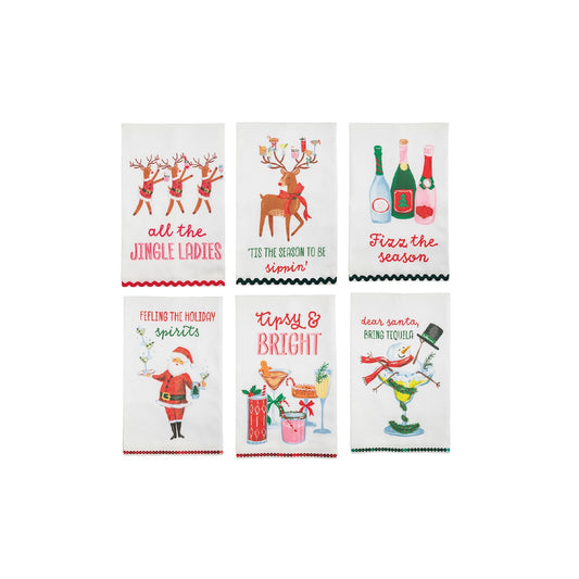 Mud Pie - Tea Towel - Holiday Bar Glitter - Findlay Rowe Designs