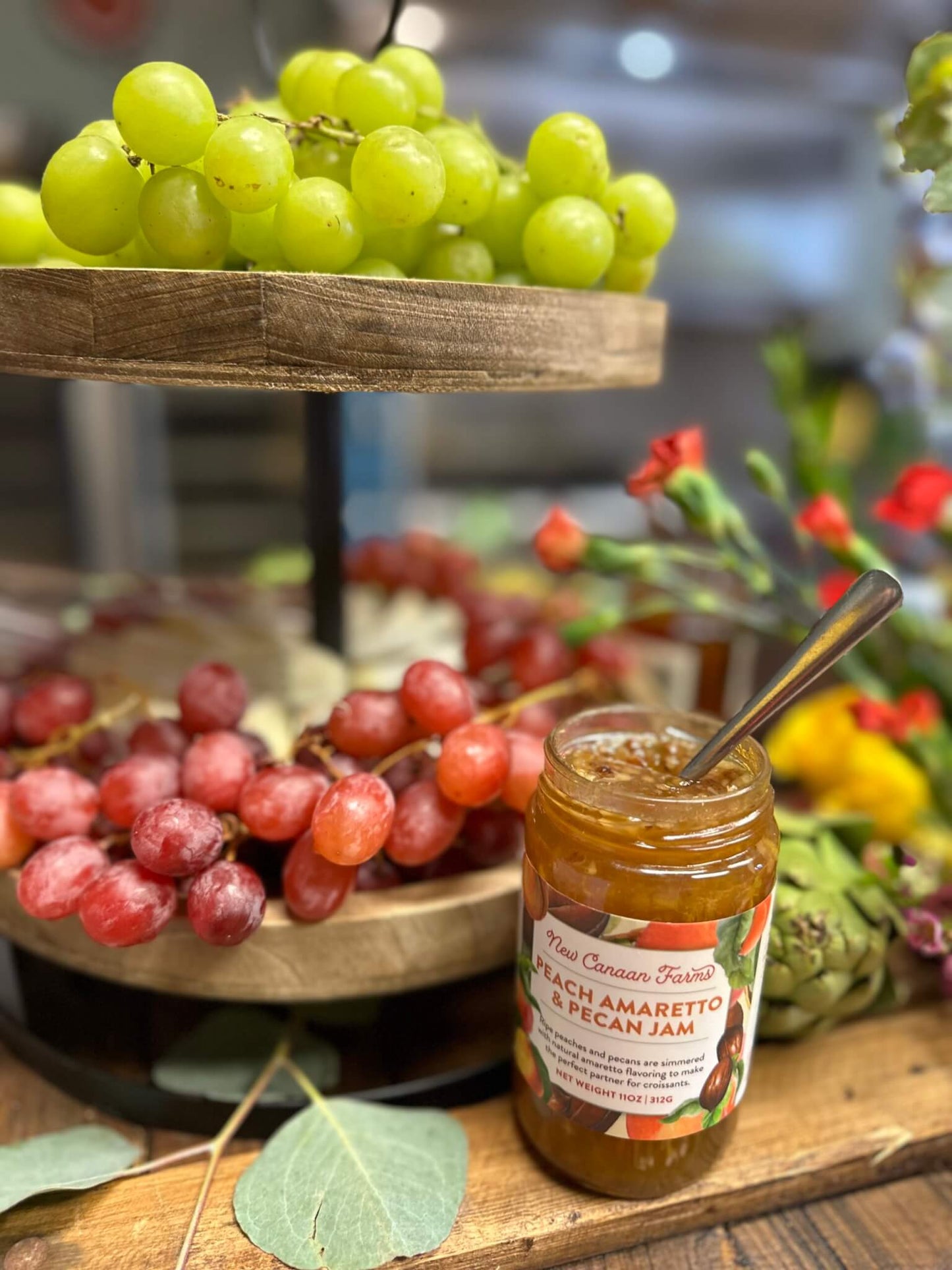 New Canaan Farms - Peach Amaretto & Pecan Jam - Findlay Rowe Designs