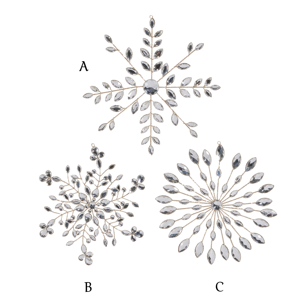 Ornament - Large Jewelled Snowflake