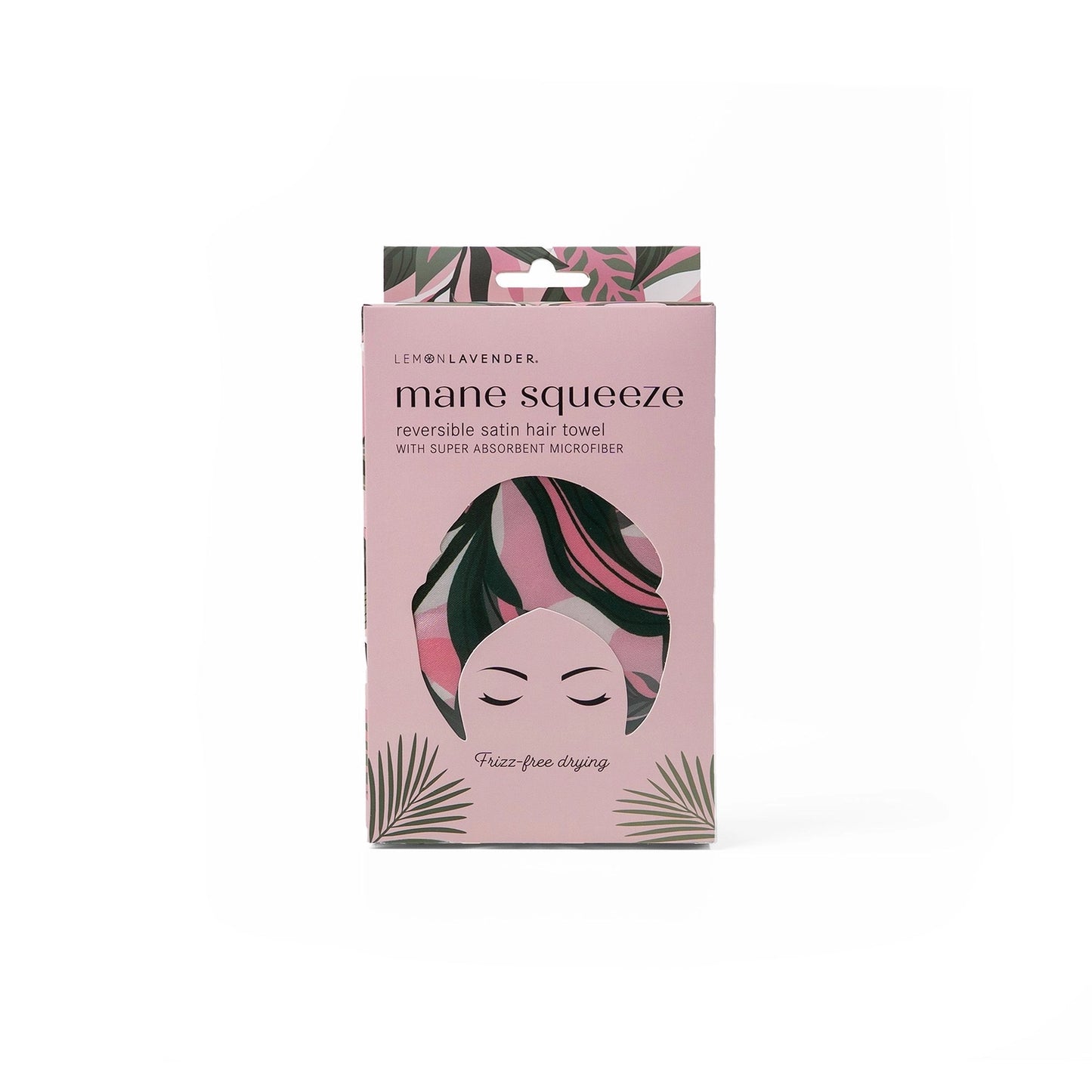Lemon Lavender - Mane Squeeze Reversible Satin Hair Towel - Assorted - Findlay Rowe Designs