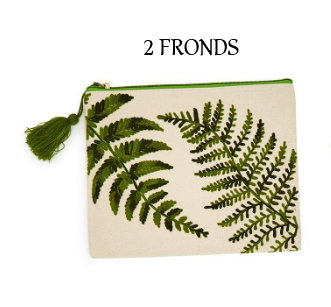Pouch - Cotton Canvas - Fanciful Fern - Findlay Rowe Designs