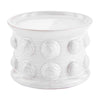 Clearance - Mud Pie - Candle Holder - White Beaded Large