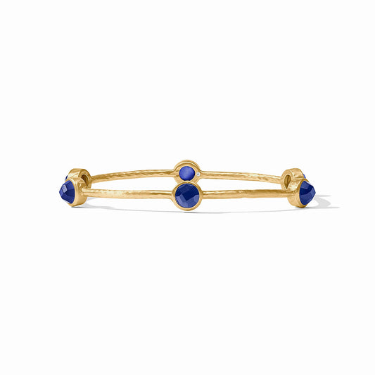 Julie Vos - Bracelet - Milano Luxe Bangle - Iridescent Sapphire Blue - Medium - Findlay Rowe Designs