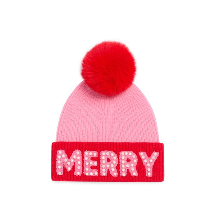 Shiraleah - Beanie - Merry Pearls - Pink