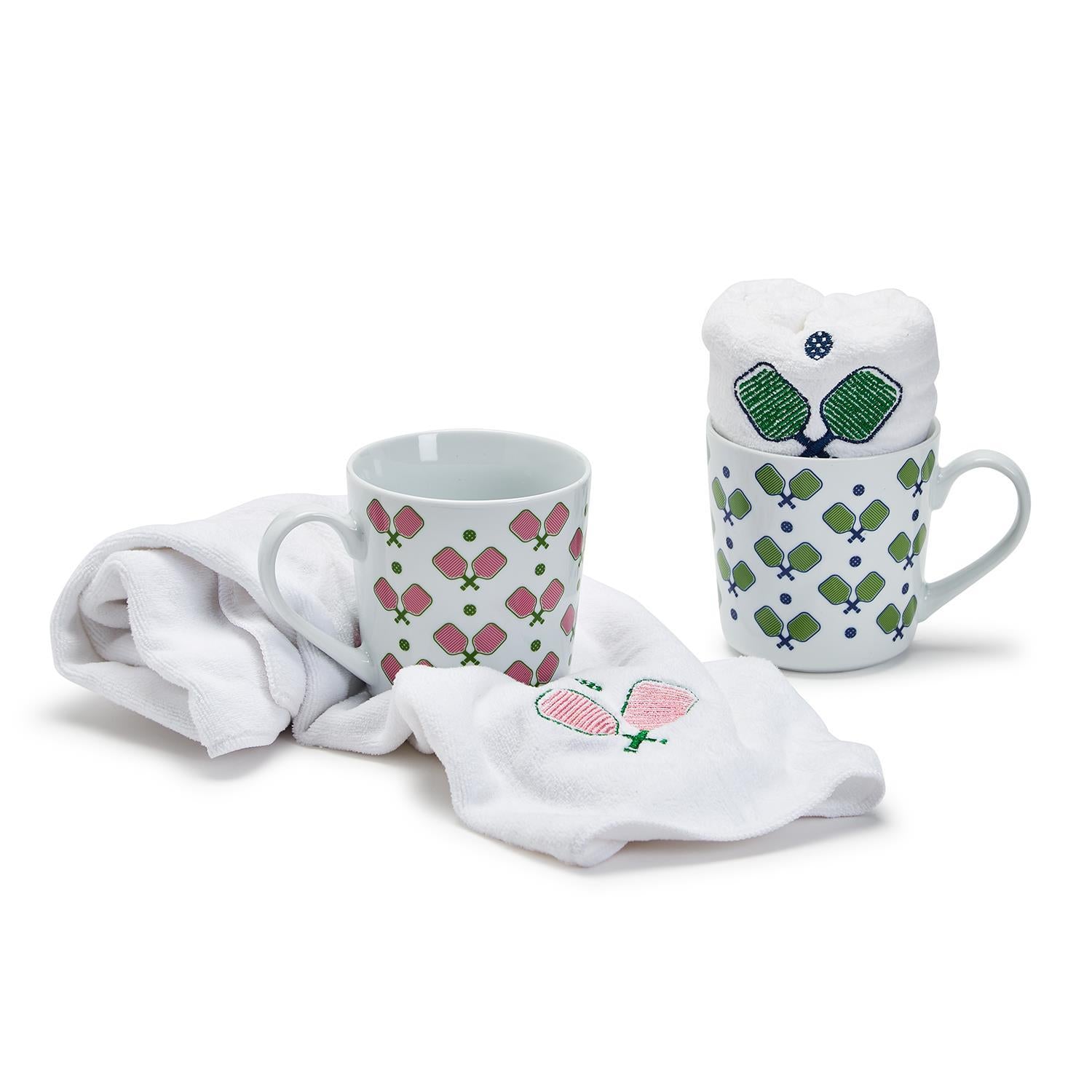 Pickleball Mug with Sport Towel Set - Findlay Rowe Designs