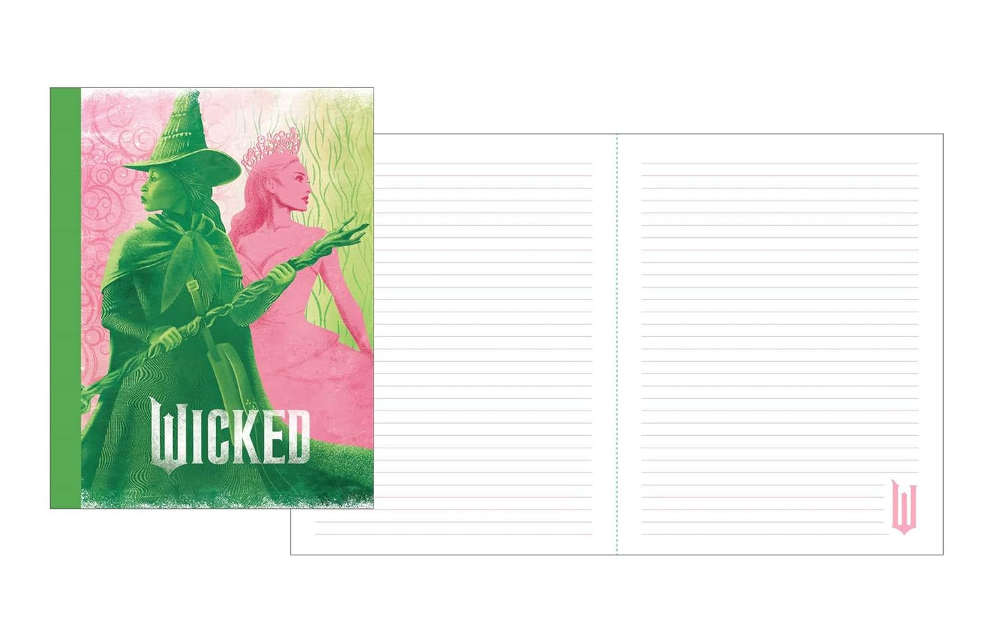 Composition Notebook - Wicked Pink Green - Set of 2 - Findlay Rowe Designs