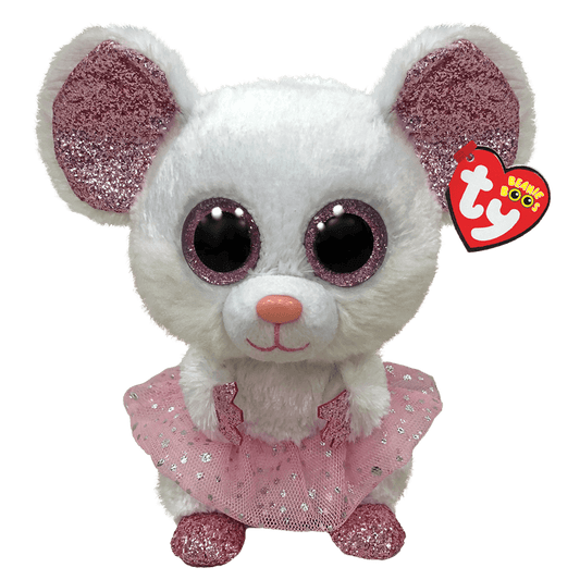 Ty - Beanie Boos - Nina White Ballerina Mouse - Findlay Rowe Designs