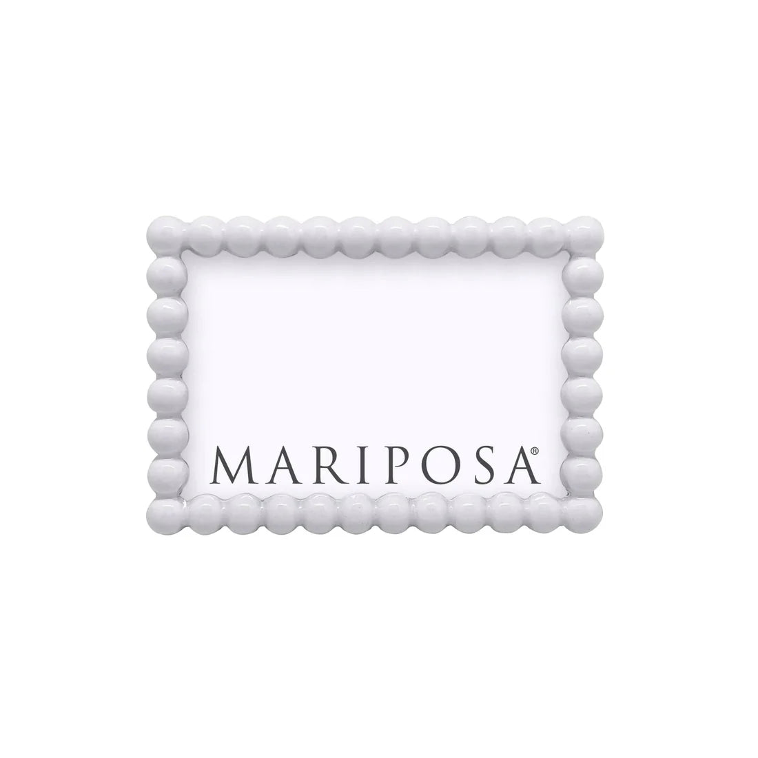 Mariposa - 4x6 Frame Baubles - White