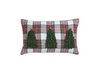 Mud Pie - Christmas Pillows - Velvet Loop Tartan