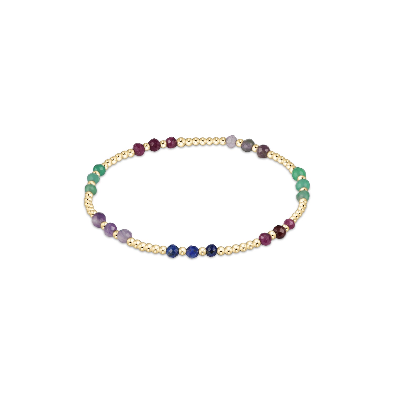 Enewton - Gemstone Gold Joy Pattern 3mm Bead Bracelet - Hot Mess Fall  Winter - Findlay Rowe Designs