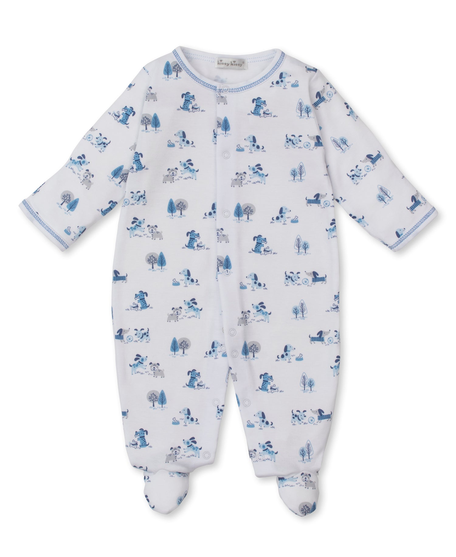 Kissy Kissy - Zip Footie - Puppy Park Fun - Findlay Rowe Designs