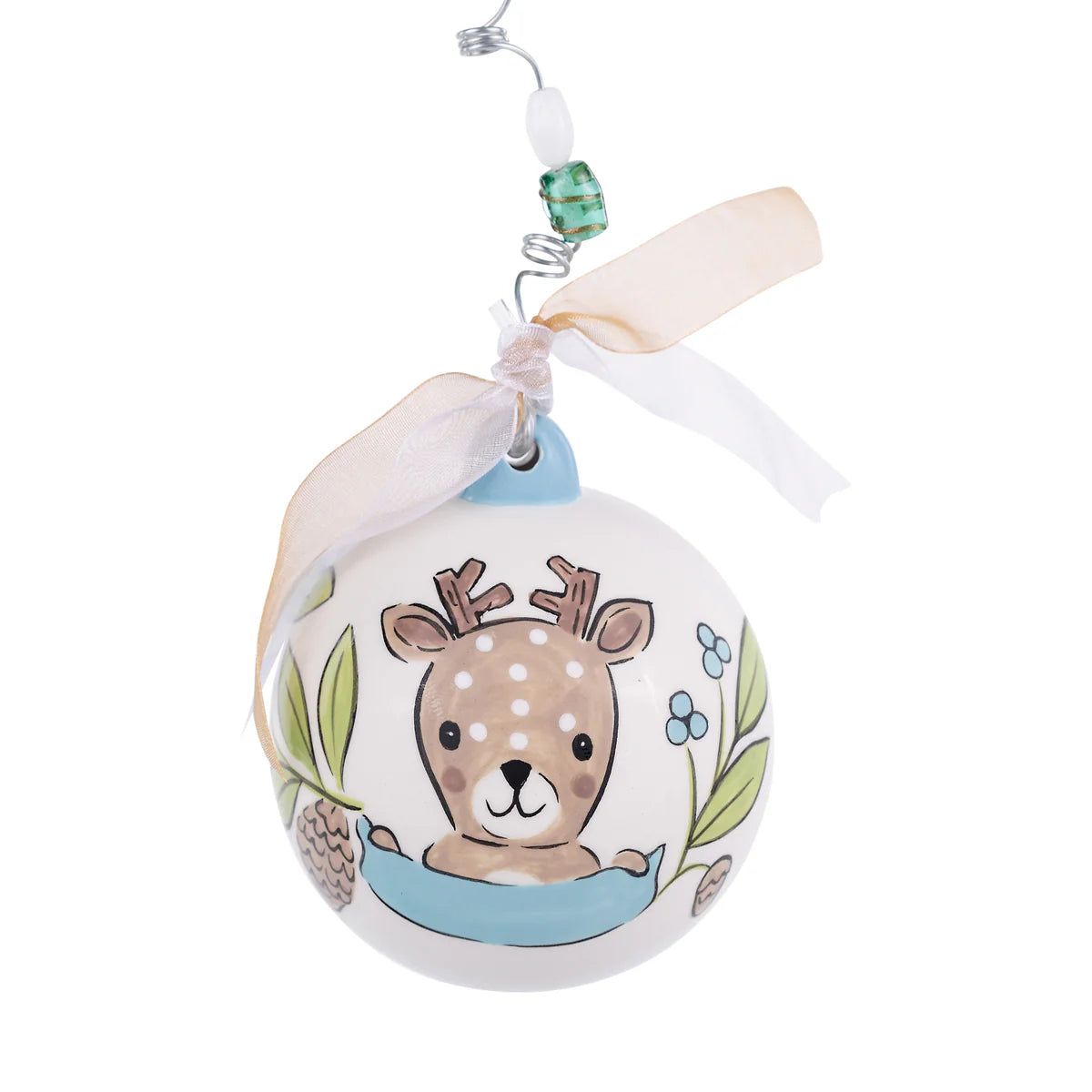 Glory Haus - Ornament - Baby Boy Deer 1st Christmas - Findlay Rowe Designs