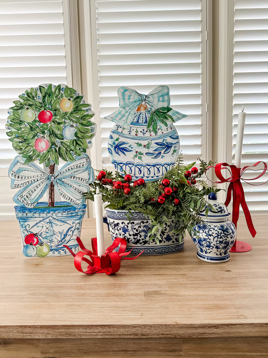 Rosanne Beck - Stake - Winter Wonderland Topiary