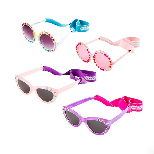 Mud Pie - Baby Toddler Girl Sunglasses & Strap Sets - Findlay Rowe Designs