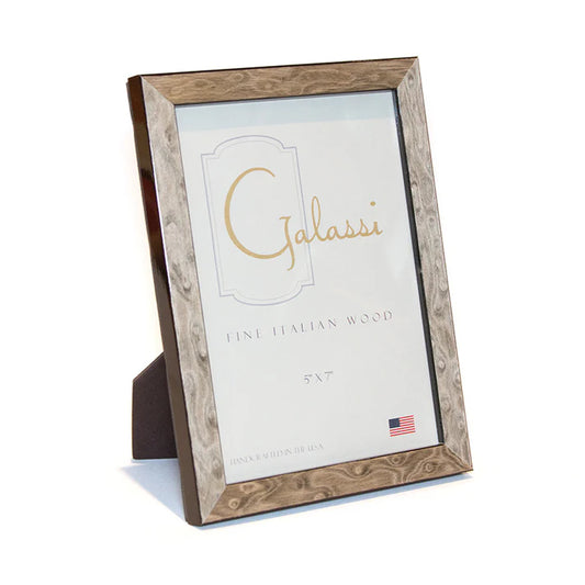 Galassi - 5x7 Frame - Gray Burl Wood - Findlay Rowe Designs