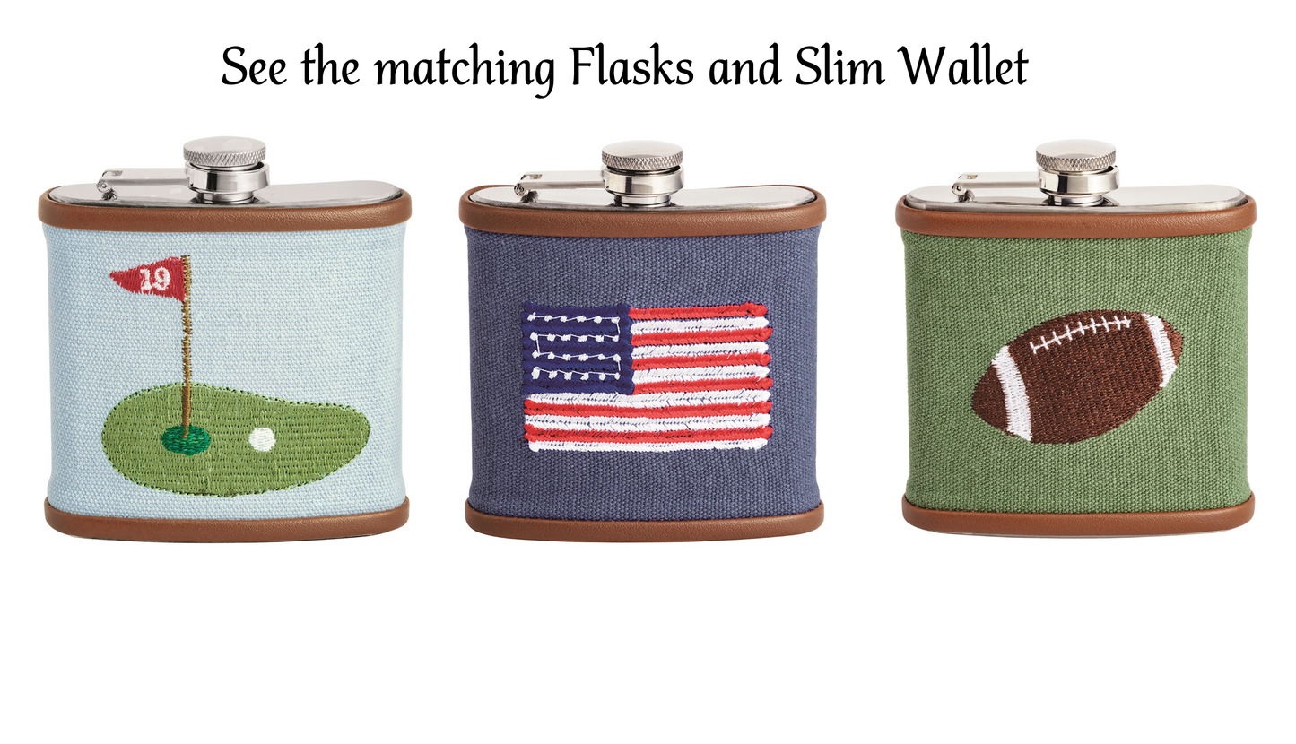 Mud Pie - Embroidered Slim Wallet - Findlay Rowe Designs