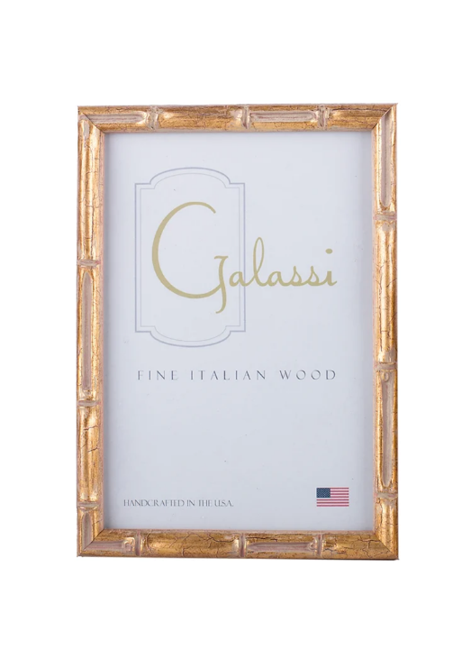 Galassi Frame - Bamboo Frame - Gold - 4X6 - Findlay Rowe Designs