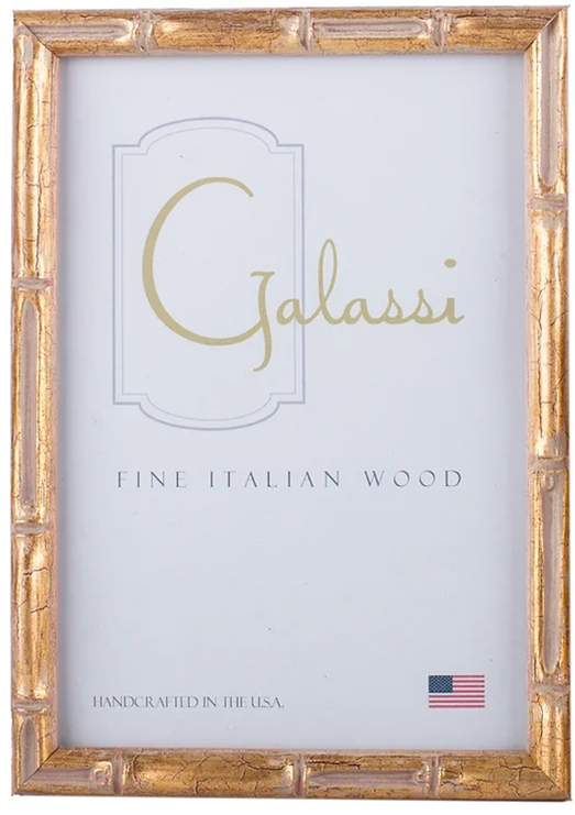 Galassi Frame - Bamboo Frame - Gold - 4X6 - Findlay Rowe Designs