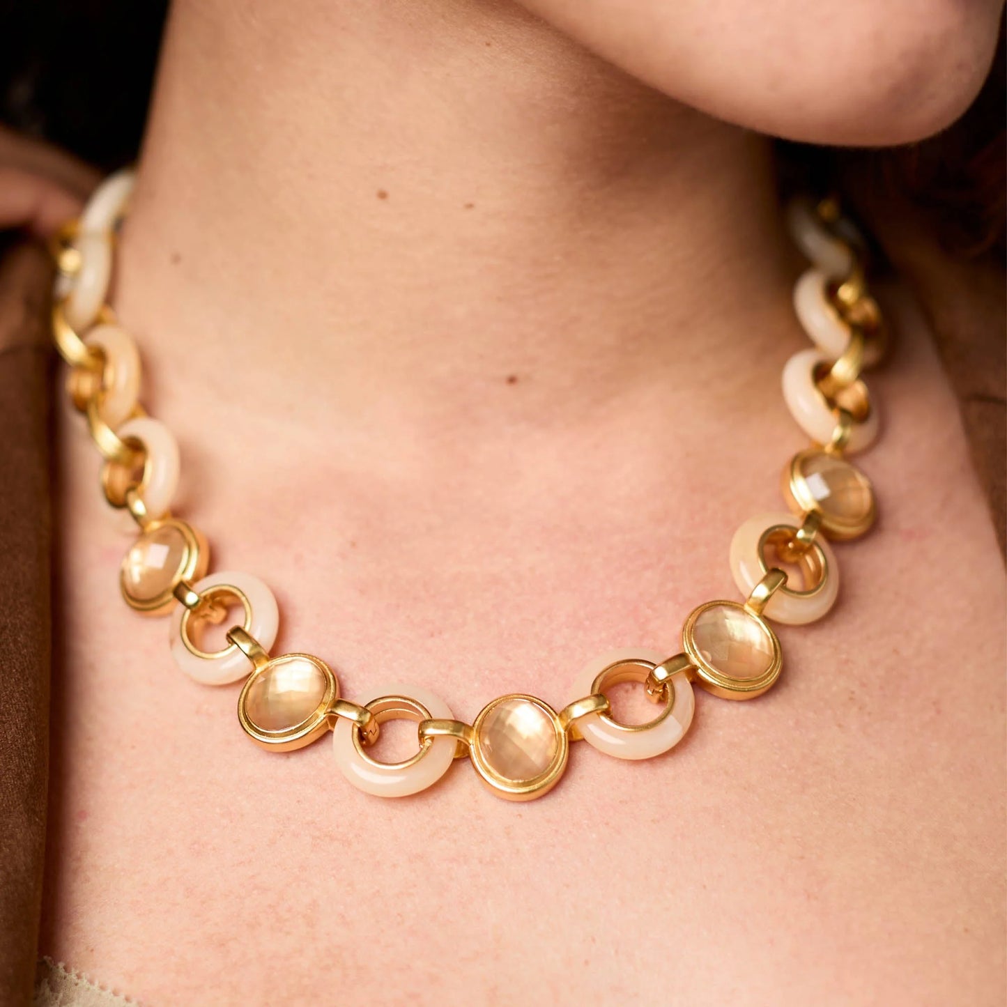 Julie Vos - Necklace - Carnaby Stone - Ivory - Findlay Rowe Designs