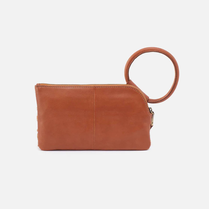 Hobo - Sable Wristlet - Hair-On Leather - Harvest Wheat Hair-On