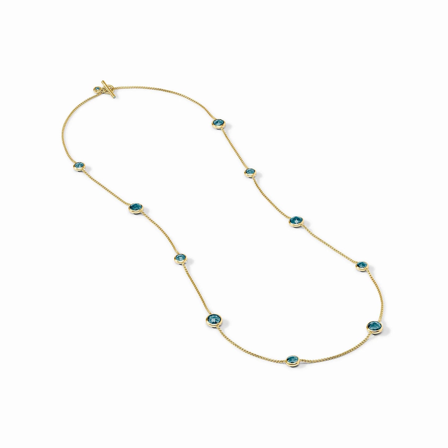 Julie Vos - Necklace - Rainbow Station - Clear Crystal - Findlay Rowe Designs