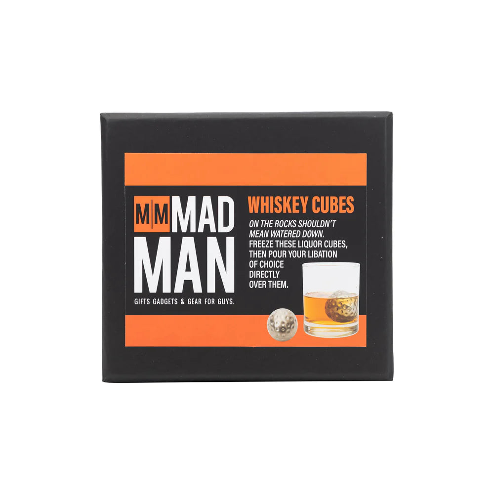 Mad Man - Whiskey Cubes - Golf Ball