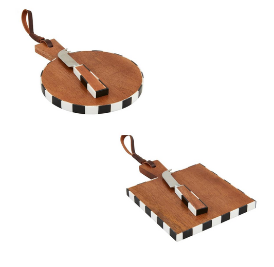 Mud Pie - Mini Checkered Trim Board Sets - Findlay Rowe Designs