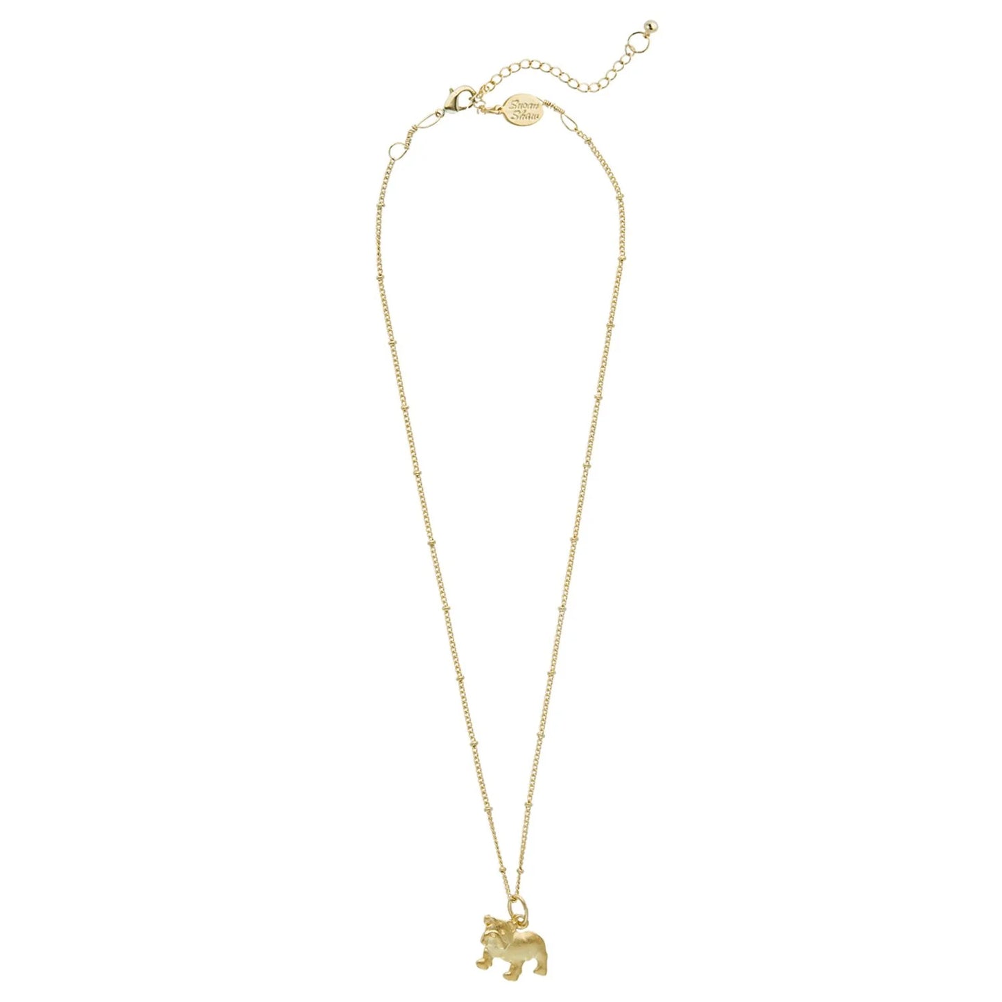 Susan Shaw - Necklace - Dainty Bulldog - Findlay Rowe Designs