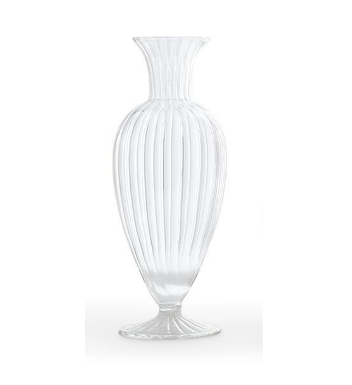 Hand-Blown Glass Fluted Vase - Findlay Rowe Designs