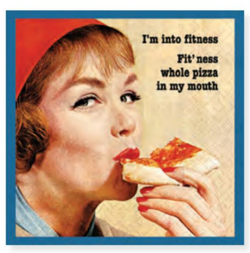 Cocktail Napkins - I'm into fitness - Findlay Rowe Designs