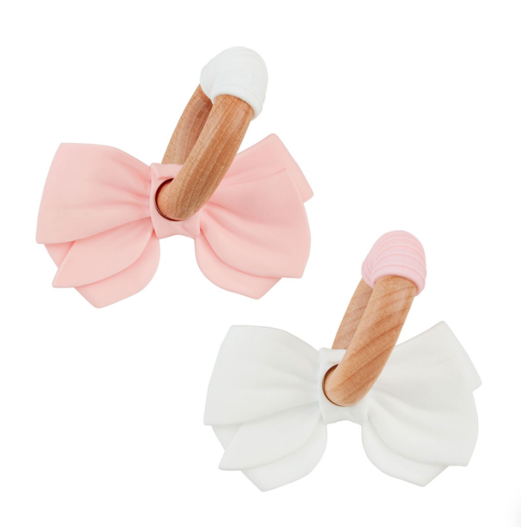 Mud Pie - Baby Teething Rings - Bow - Findlay Rowe Designs