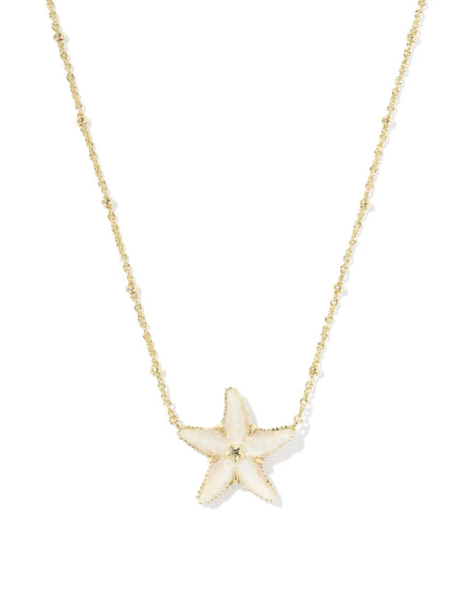 Kendra Scott - Necklace - Parker Starfish Gold Short Pendant - Findlay Rowe Designs
