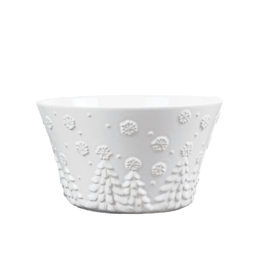 Temp-Tations - 3Qt Serving Bowl - Frosty Forest