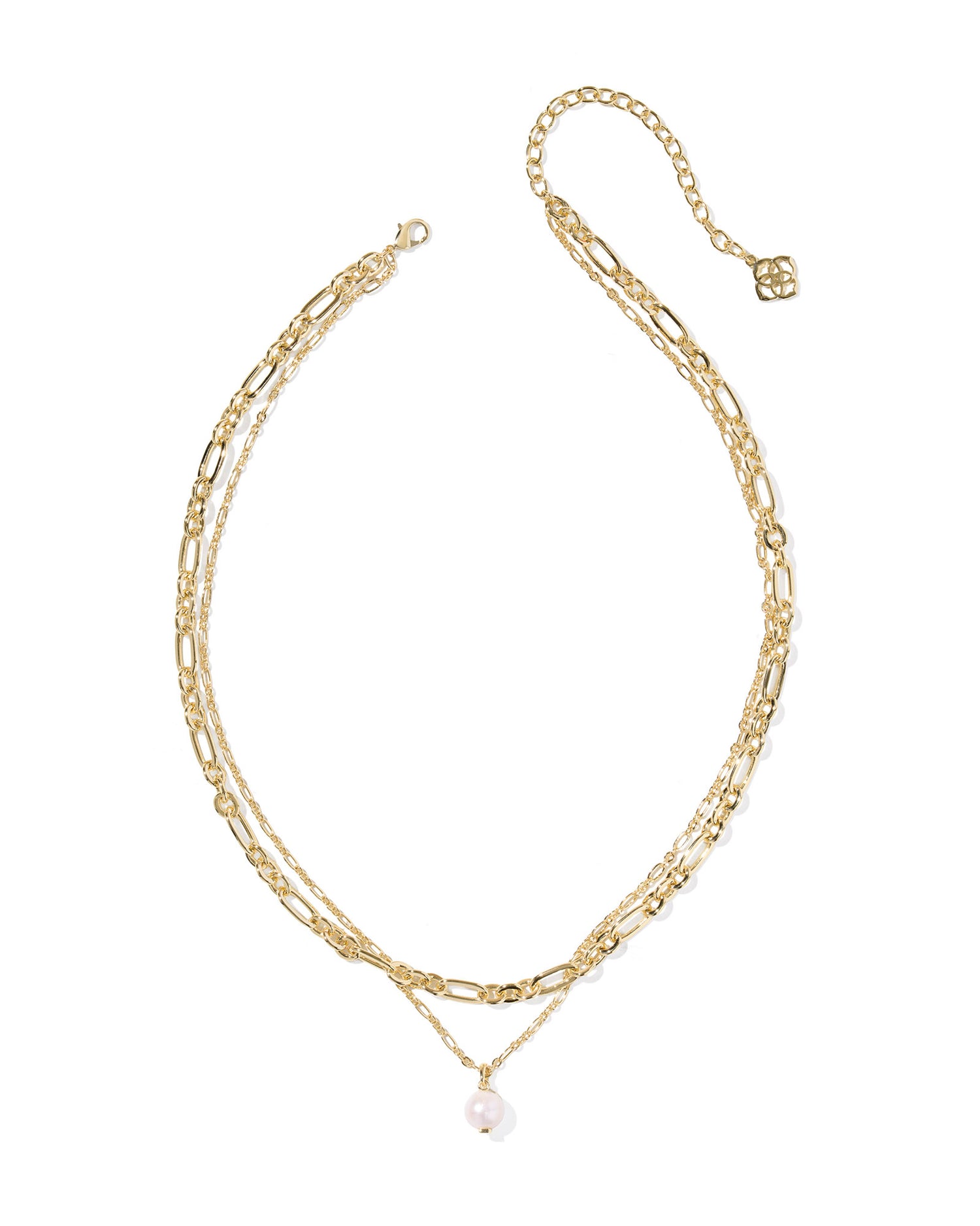 Kendra Scott - Necklace - Ashton Multi Strand - Gold Freshwater Cultured Pearl - Findlay Rowe Designs