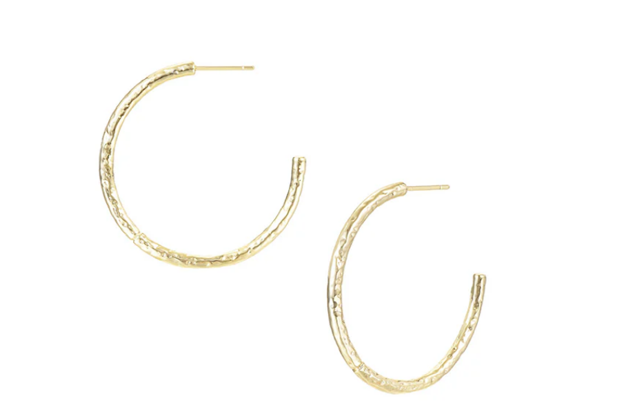 Natalie Wood - Earrings - Horizon Hoop - Gold - Findlay Rowe Designs