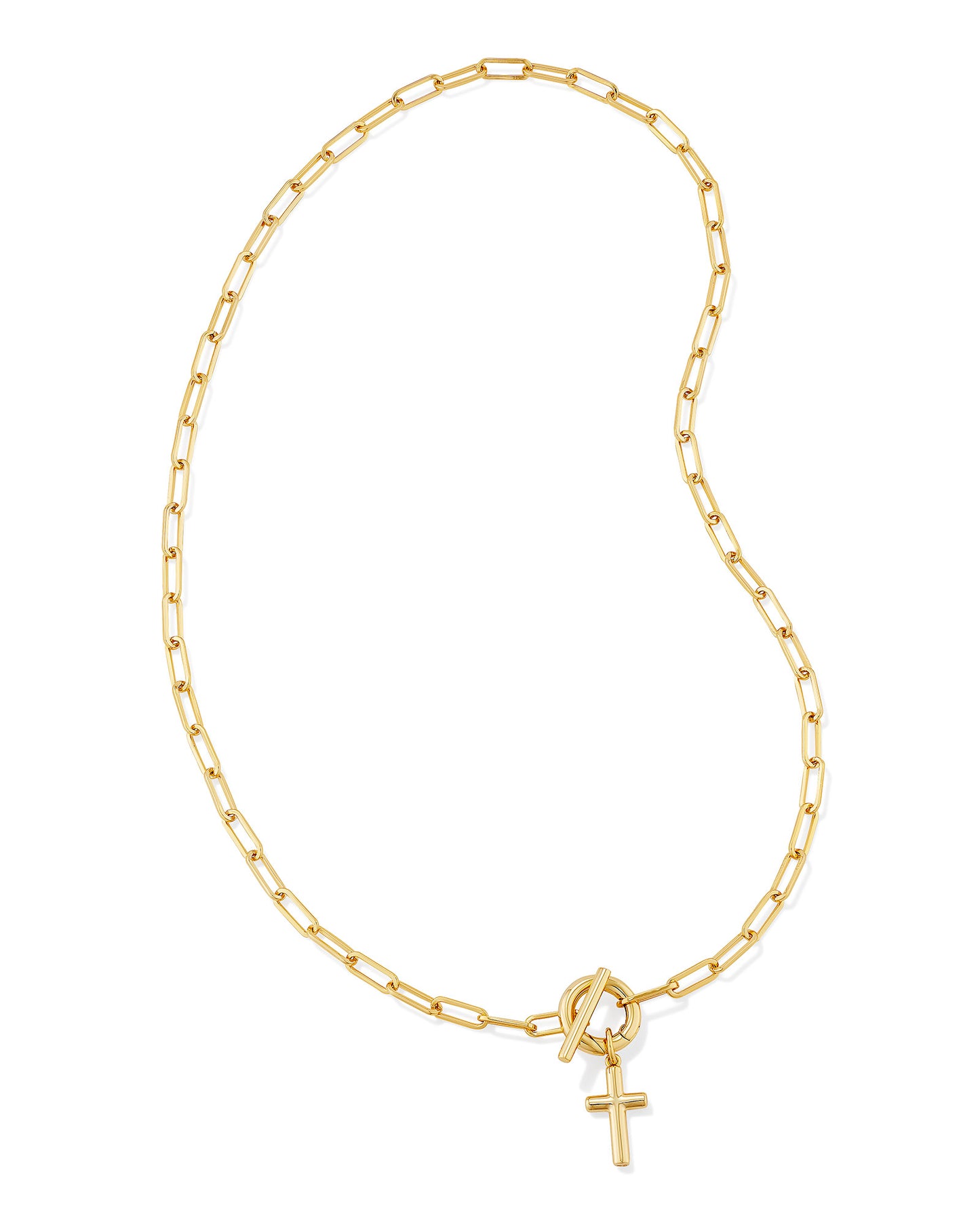 Kendra Scott - Necklace - Cross Link And Chain - Gold - Findlay Rowe Designs