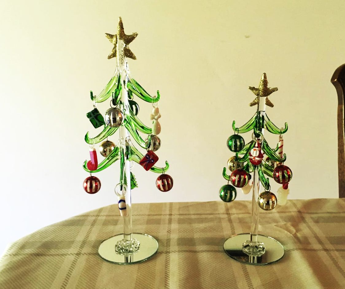 Glass Whimsical Multi Colored Ball Tree - Small - Findlay Rowe Designs