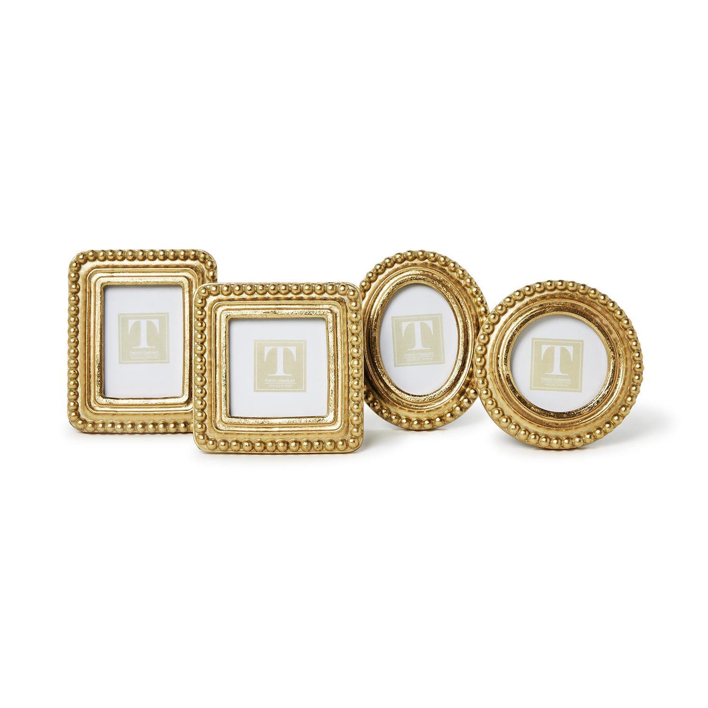 Frame - Mini 4 inch Beaded - Gold - Findlay Rowe Designs