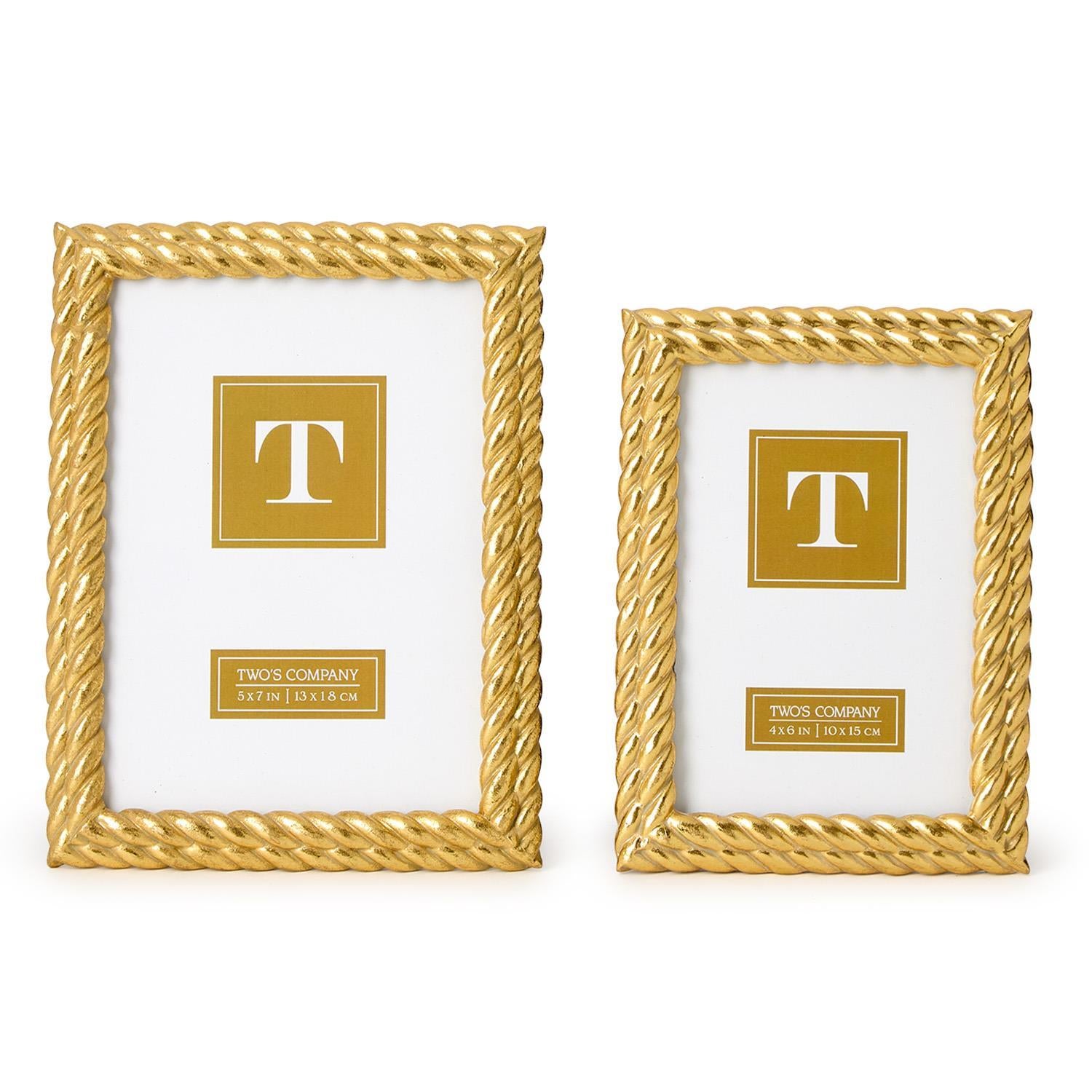 Frame - Double Rope - Gold - Findlay Rowe Designs