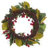 Allstate Floral - 24" Crabapple and Magnolia Leaf Wreath - Findlay Rowe Designs
