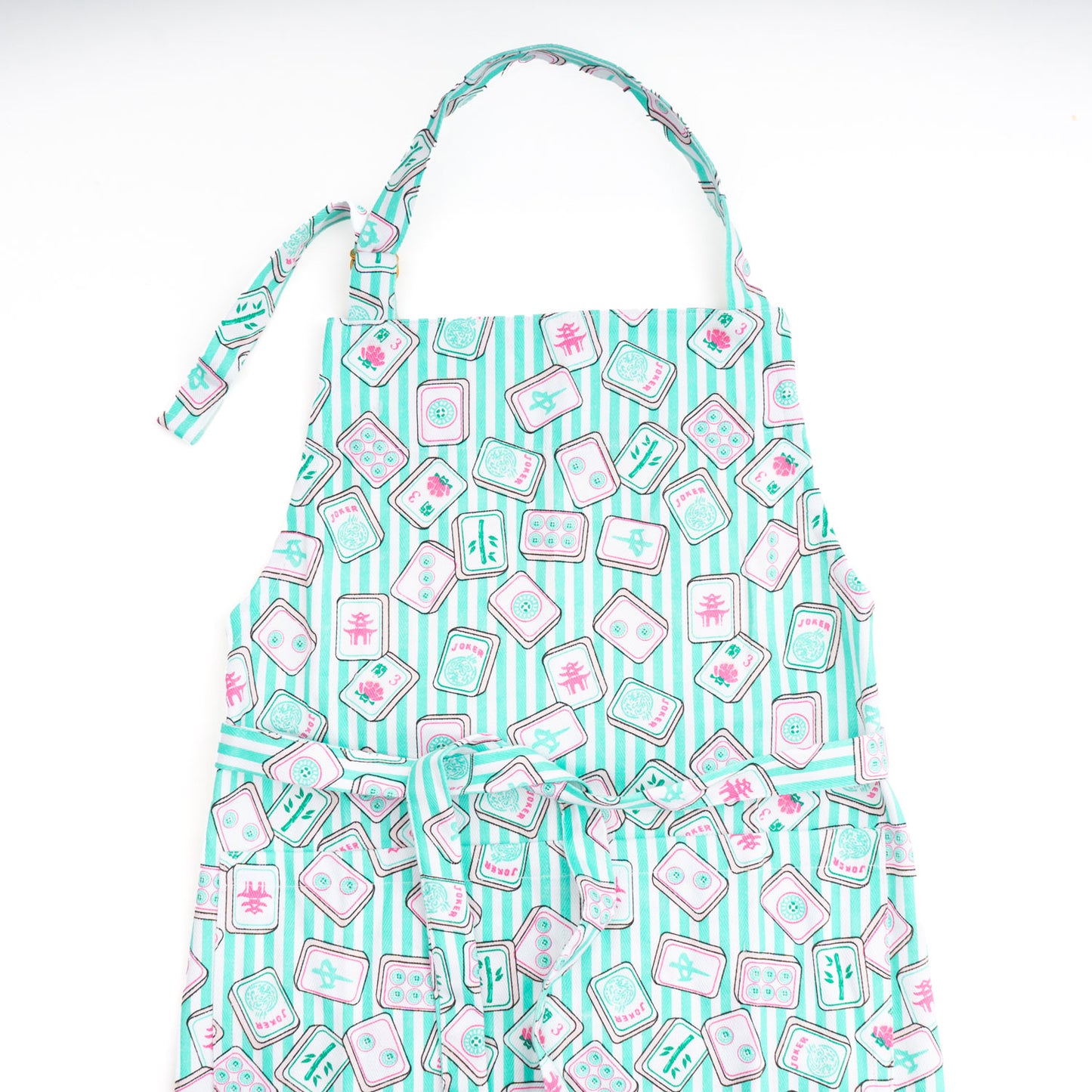 Adjustable Apron - Mahjong Stripes