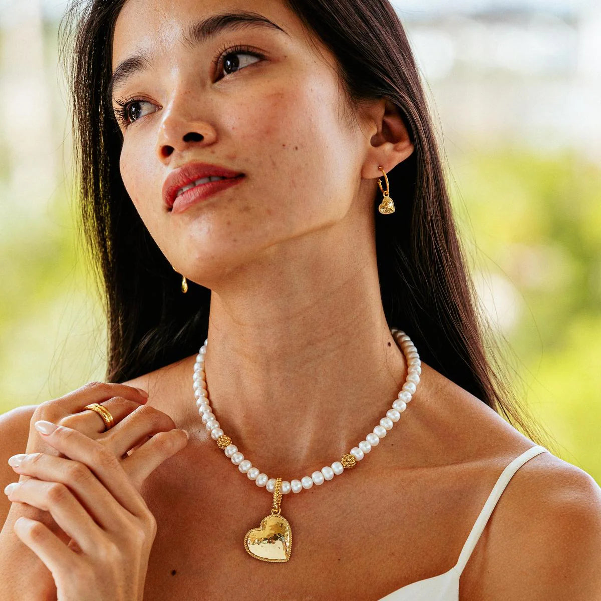 Necklace - Berry Single Strand - Pearl - Findlay Rowe Designs