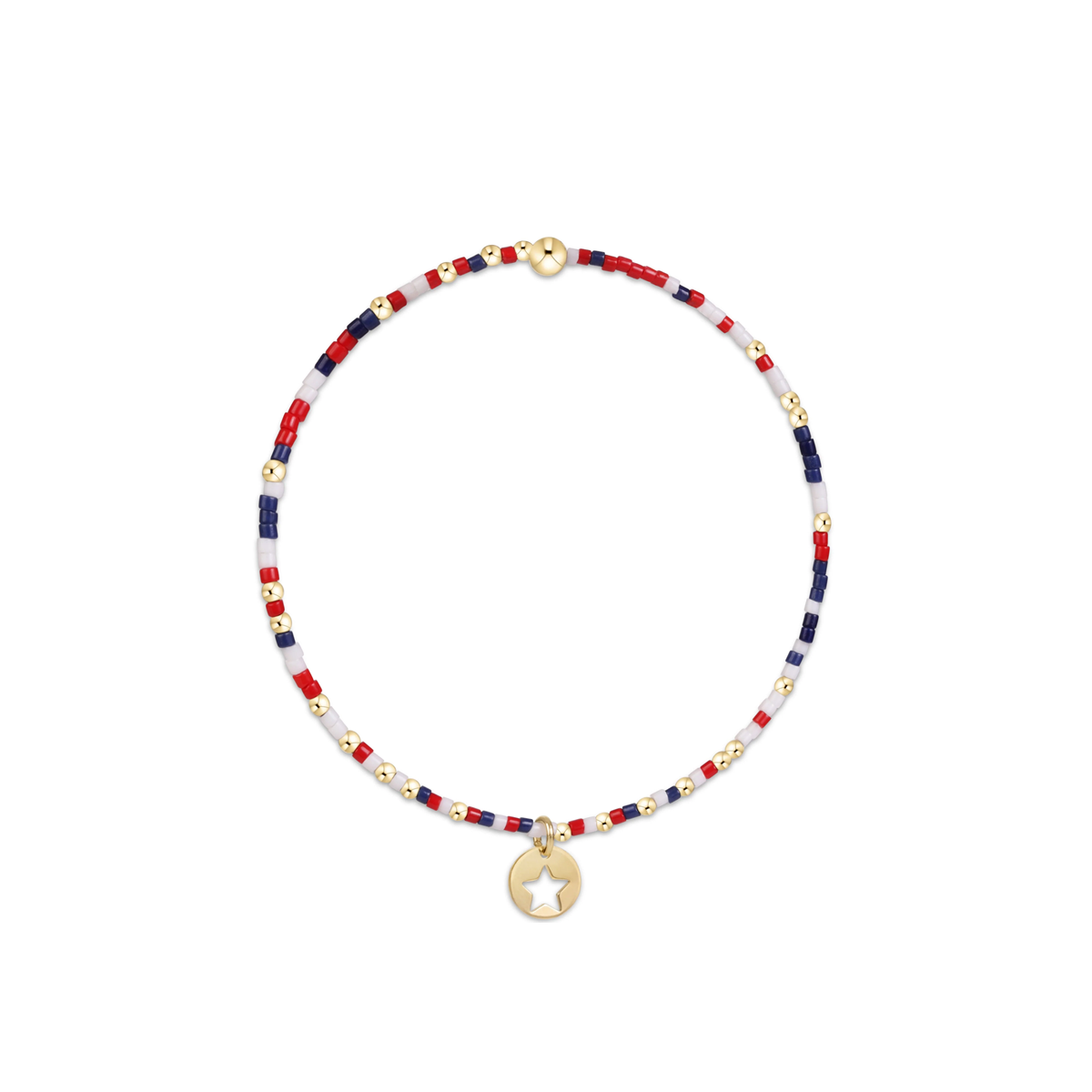 Enewton - Extends - Hope Unwritten Bracelet - Firecracker - Star Small Gold Disc