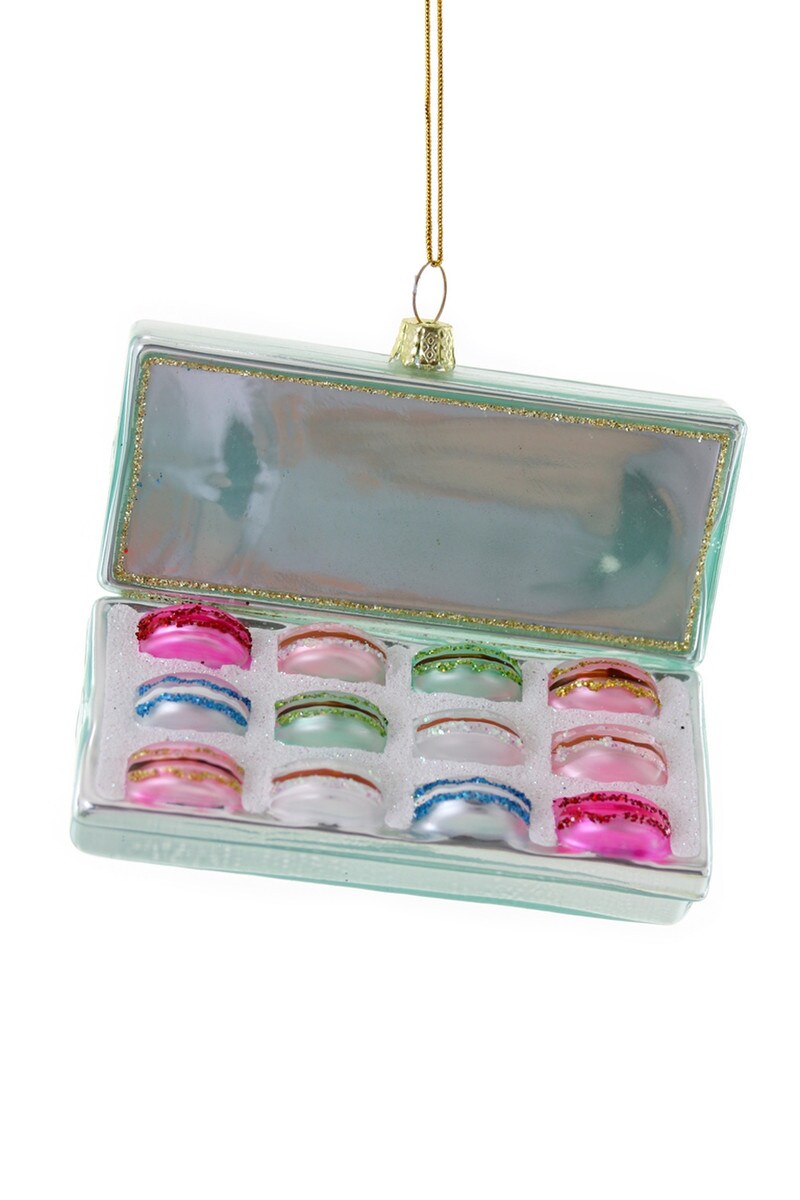 Cody Foster - Ornament - Box Of Macarons - Blue