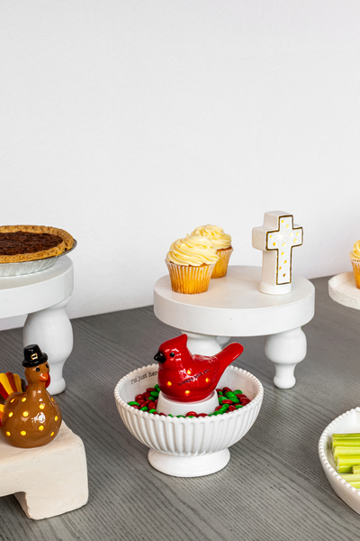 Mud Pie - Light-Up Sitter - Cardinal - Findlay Rowe Designs