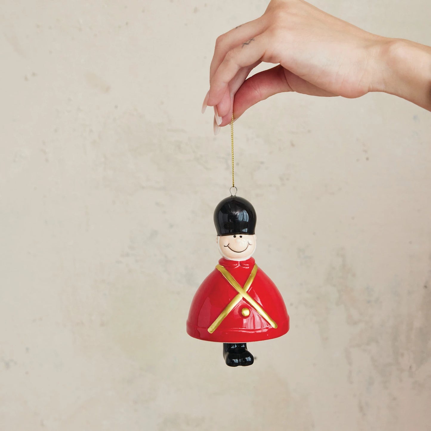 Ornament - Ceramic Soldier Bell